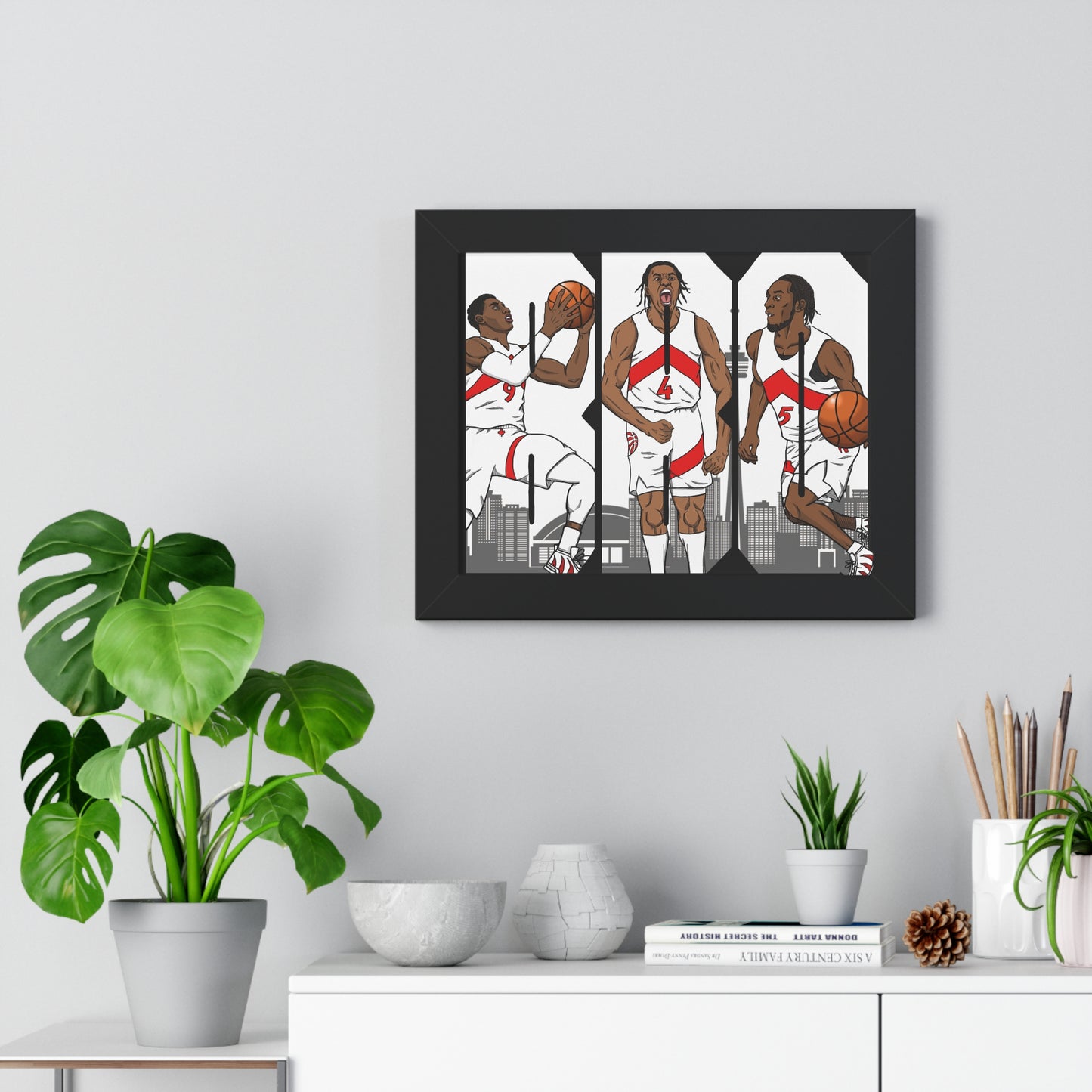 BBQ Barrett Barnes Quickley Framed Horizontal Poster