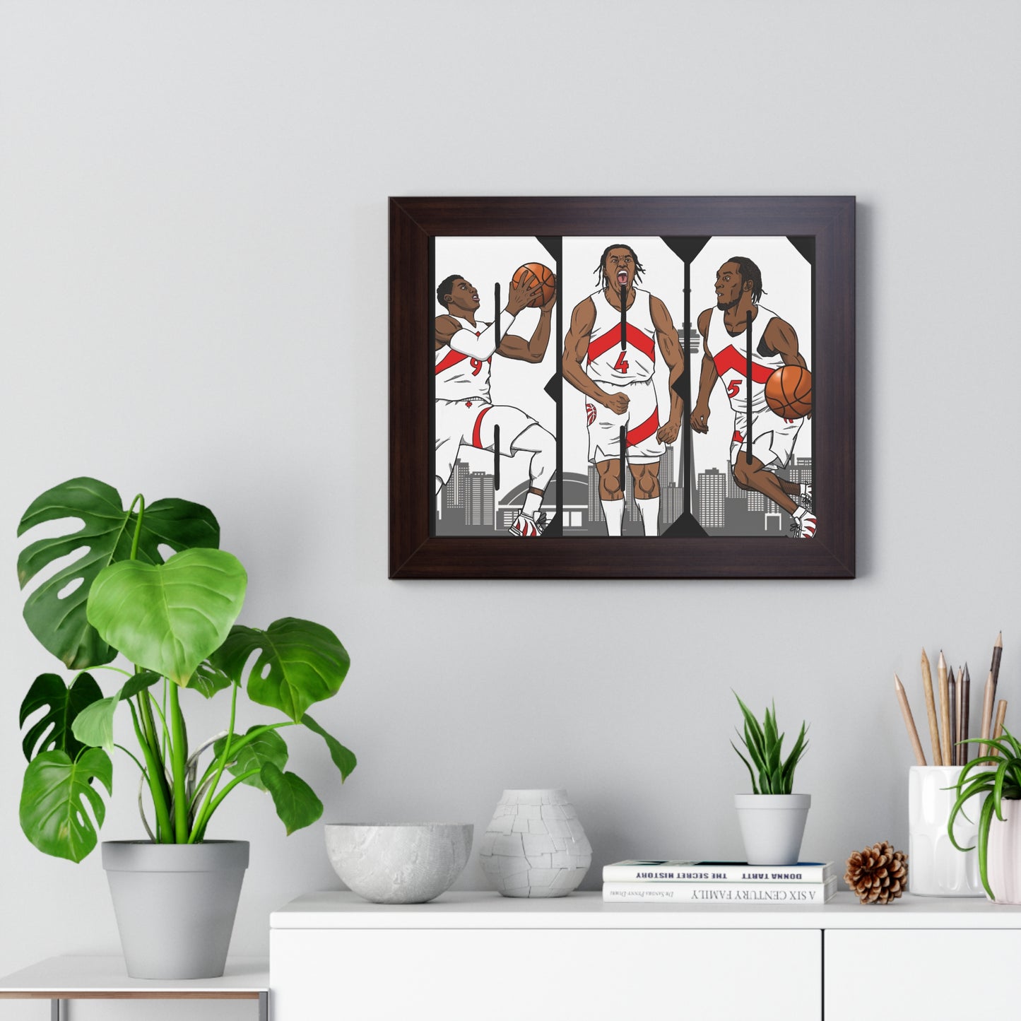 BBQ Barrett Barnes Quickley Framed Horizontal Poster