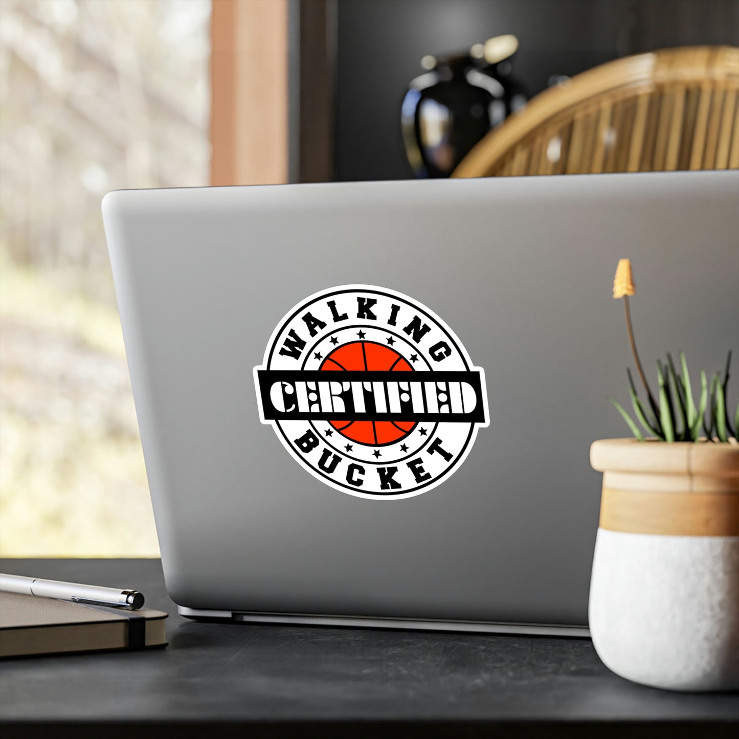 Certified Walking Bucket Sticker | Kiss-Cut Vinyl Decals