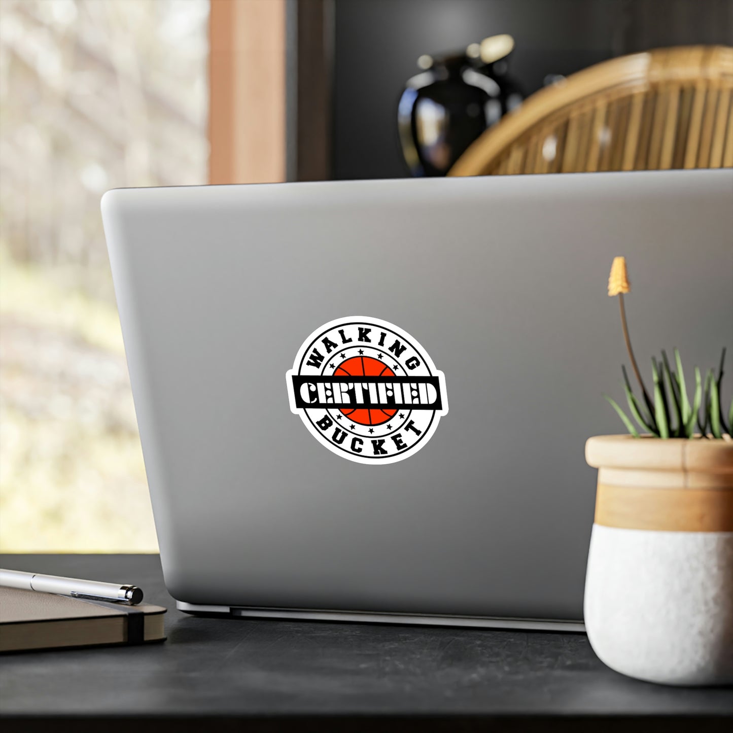 Certified Walking Bucket Sticker | Kiss-Cut Vinyl Decals